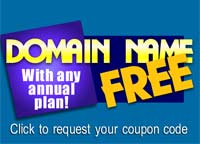 Free Domain with any annual plan!